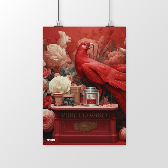  Vintage rouge
