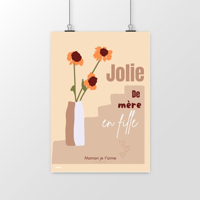 affiche fête des Mamans