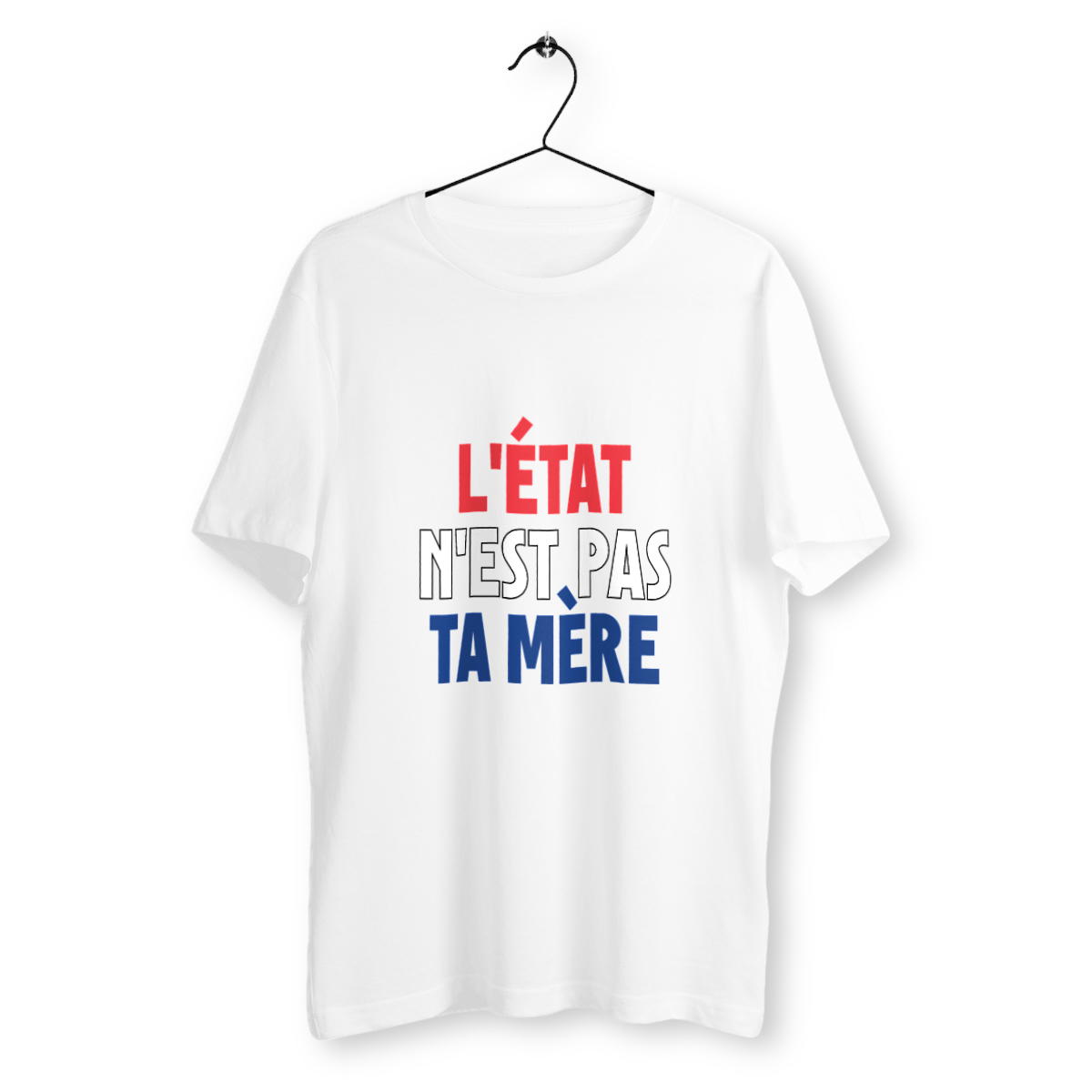 Image back T-Shirt Homme - L'Etat n'est pas Ta Mère