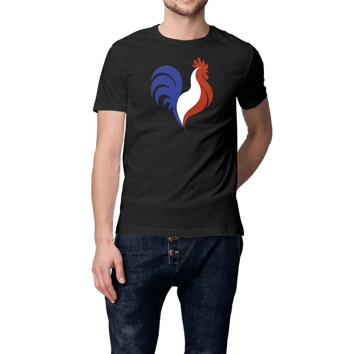 Image front T-Shirt Homme - Coq Français