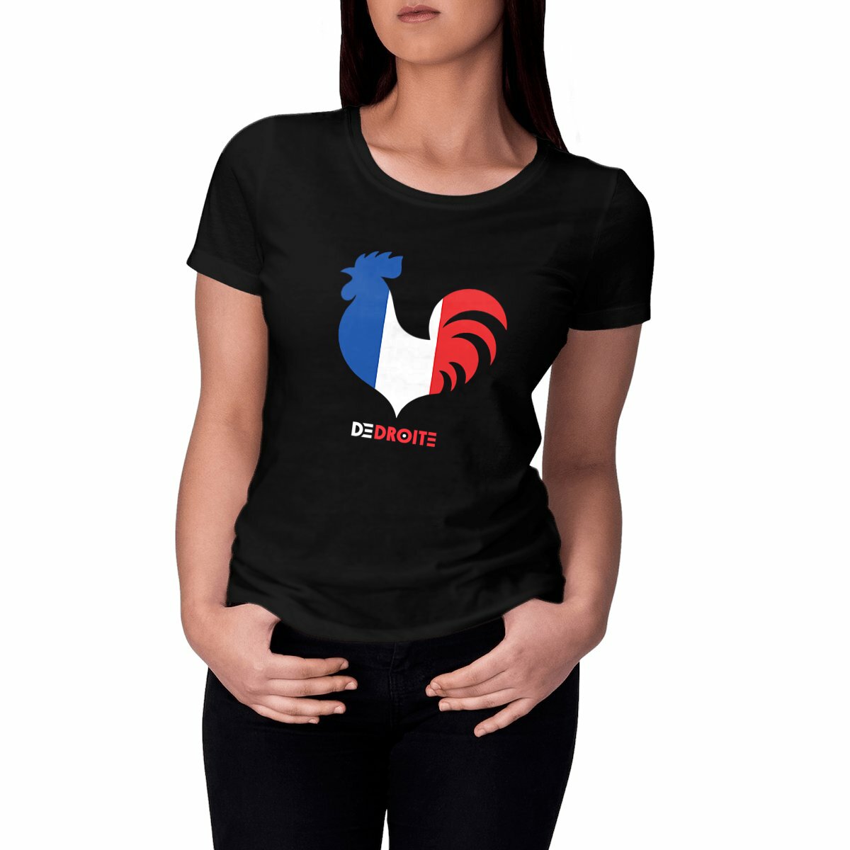 Image front T-Shirt Femme - Coq De Droite
