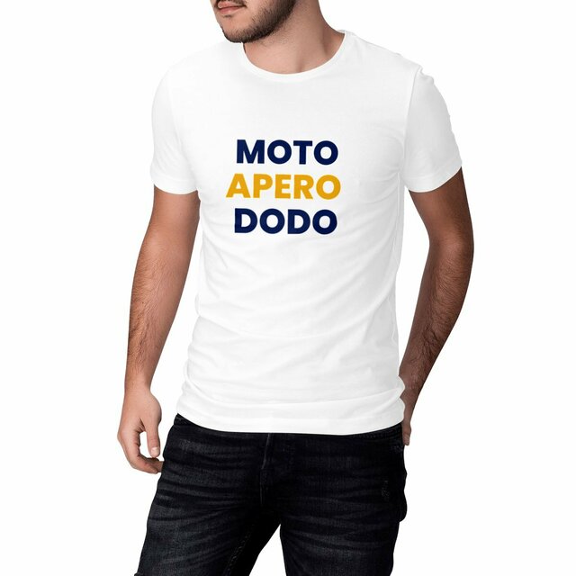 Image front T-shirt Unisexe Classique Apéro Moto Dodo