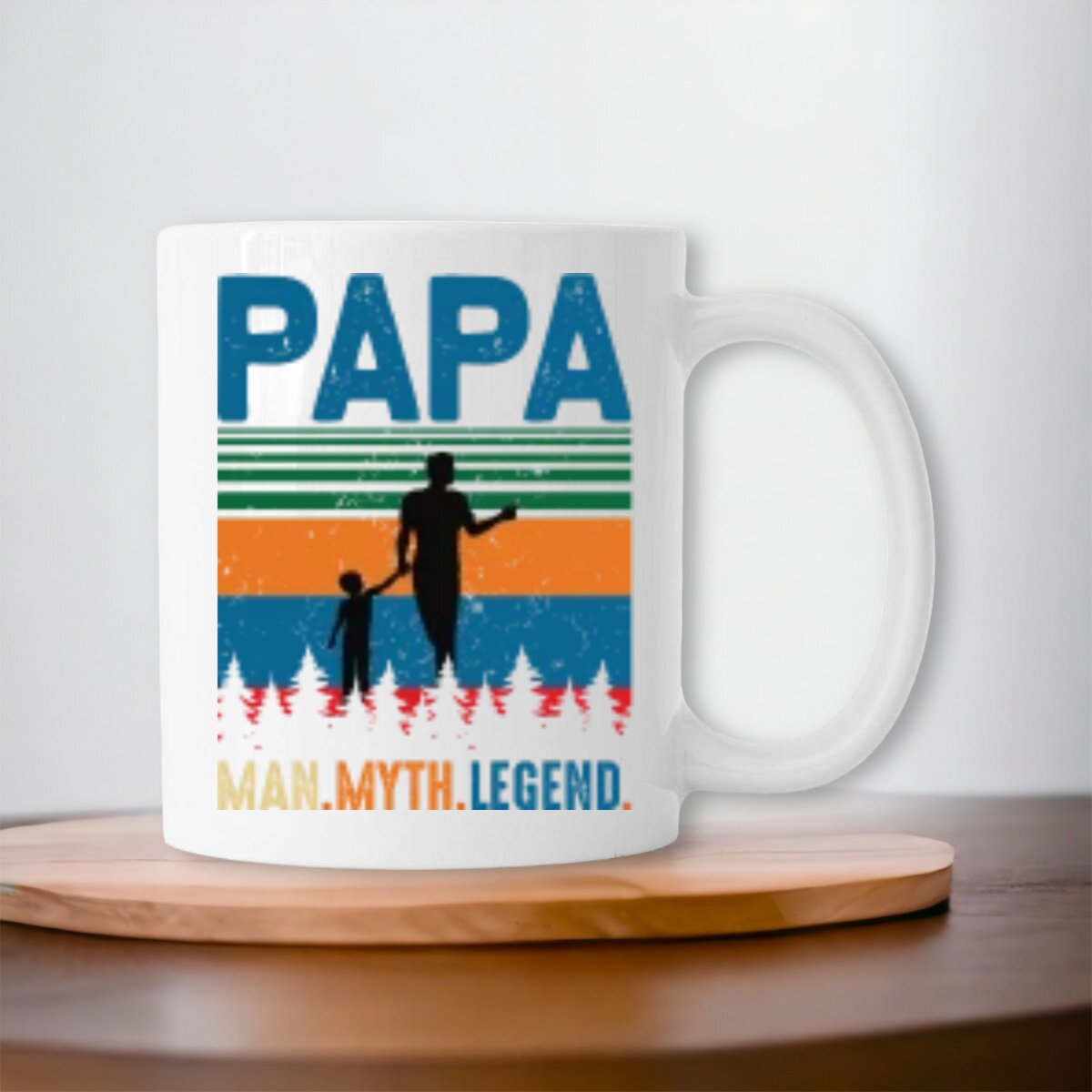 Mug céramique pour les papas d'enfer : le héros du quotidien