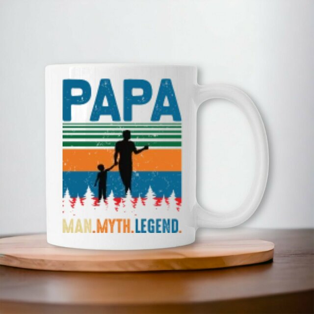 Mug céramique pour les papas d'enfer : le héros du quotidien