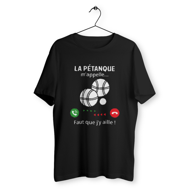 Image back T-shirt Unisexe Classique Pétanque - Cadeau Idéal
