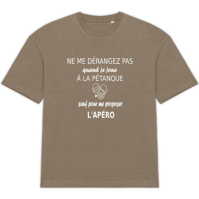 Image back T-shirt pétanque