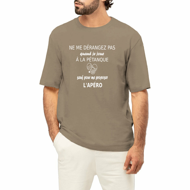 Image front T-shirt pétanque