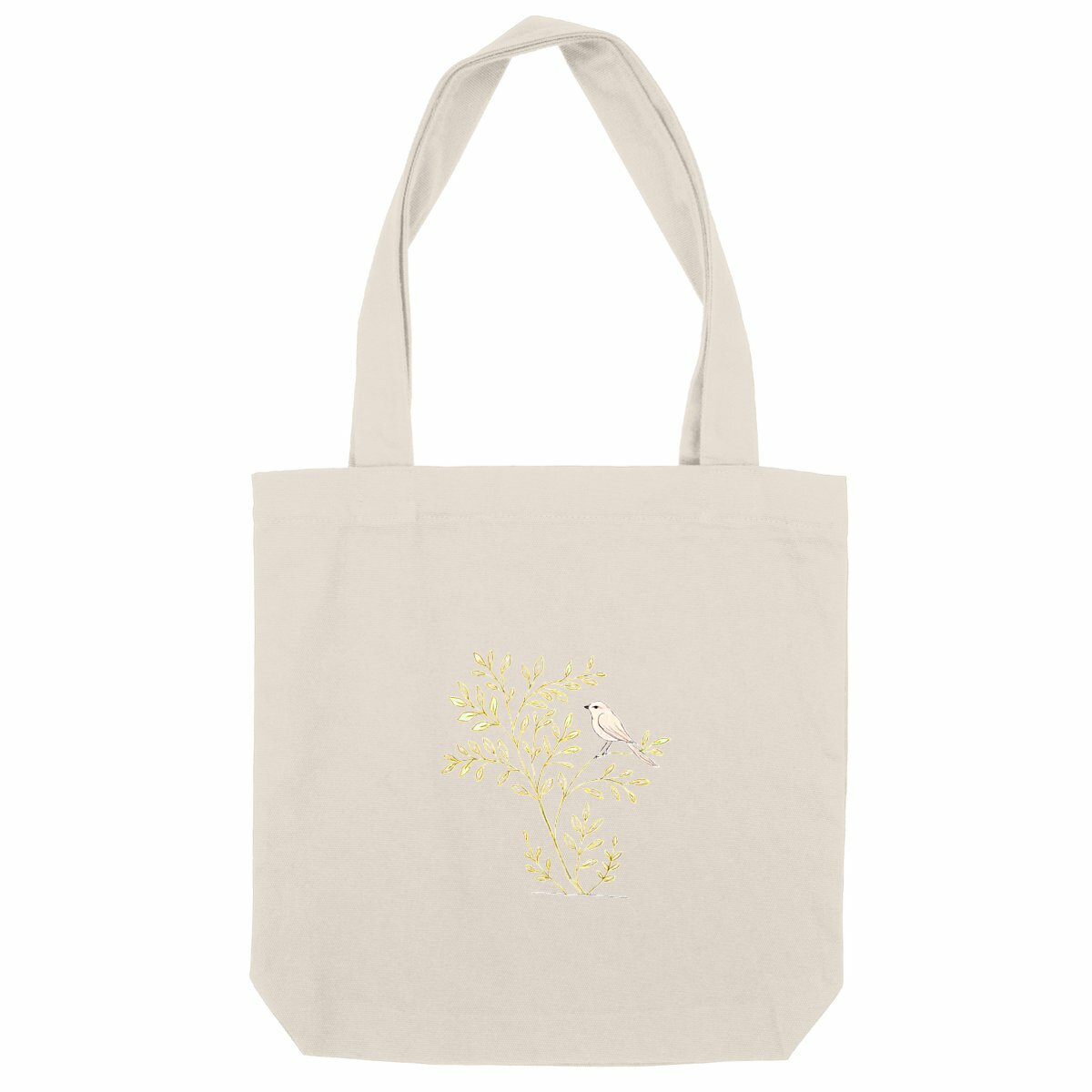 Image back Totebag épais écoresponsable - Rêverie : L’Oiseau et l’Arbre