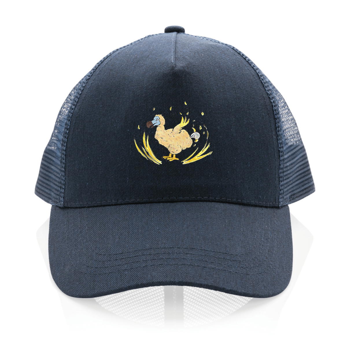 Image back Casquette Trucker 100% recyclée - "Dodo renaît de ses cendres" – L'extinction n'est pas une fin