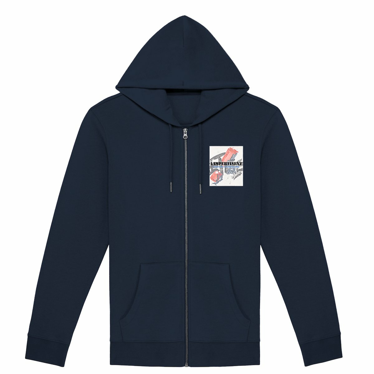 Sweat à capuche zippé unisexe