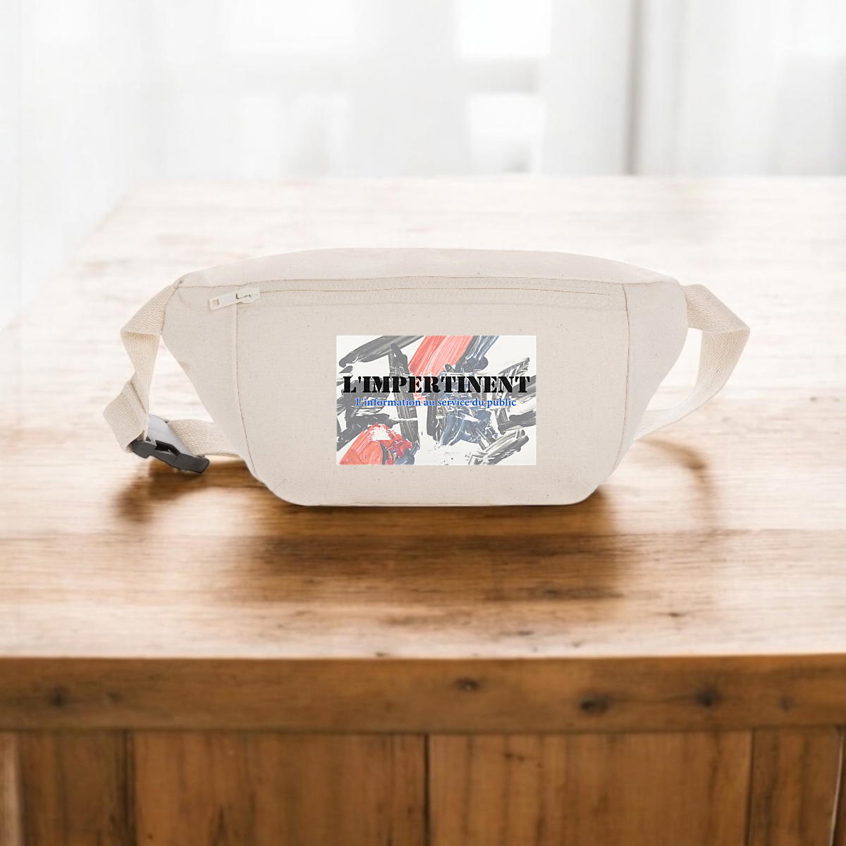 Sac banane en toile recyclée