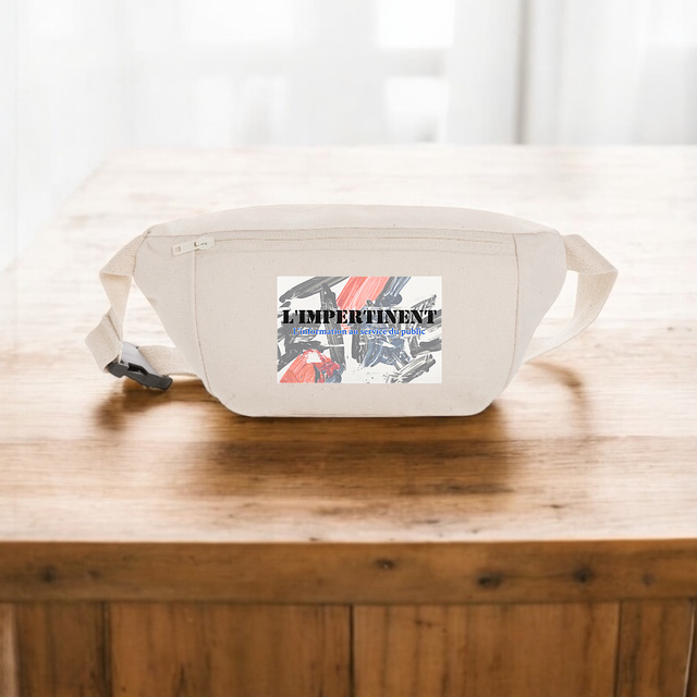 Sac banane en toile recyclée