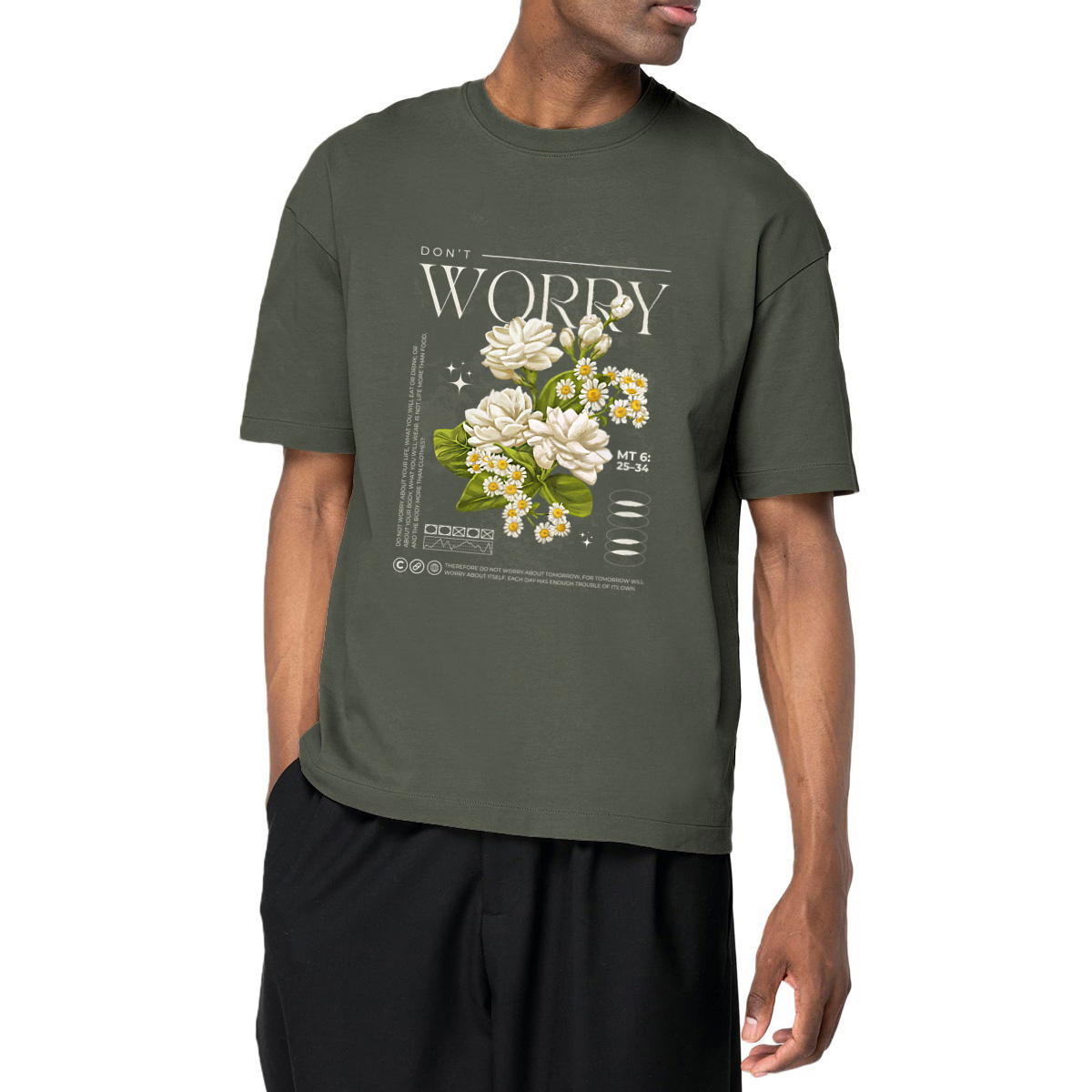 worry unisex khaki
