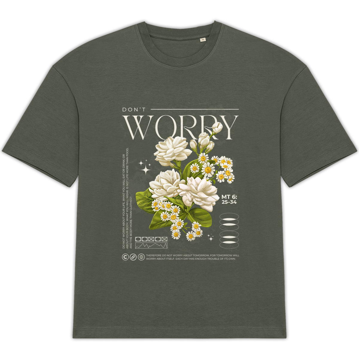 worry unisex khaki - Image