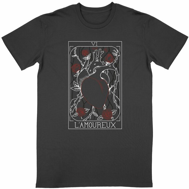 Image back T-shirt L'AMOUREUX (noir)