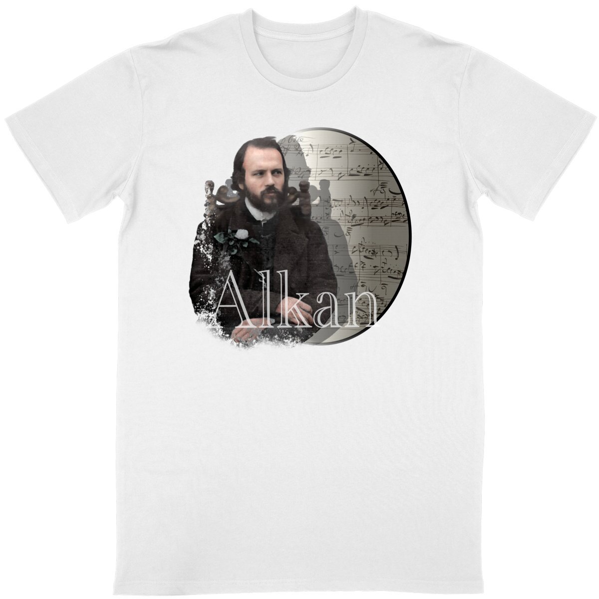 Image back Unisex T-Shirt (Composer - Alkan)
