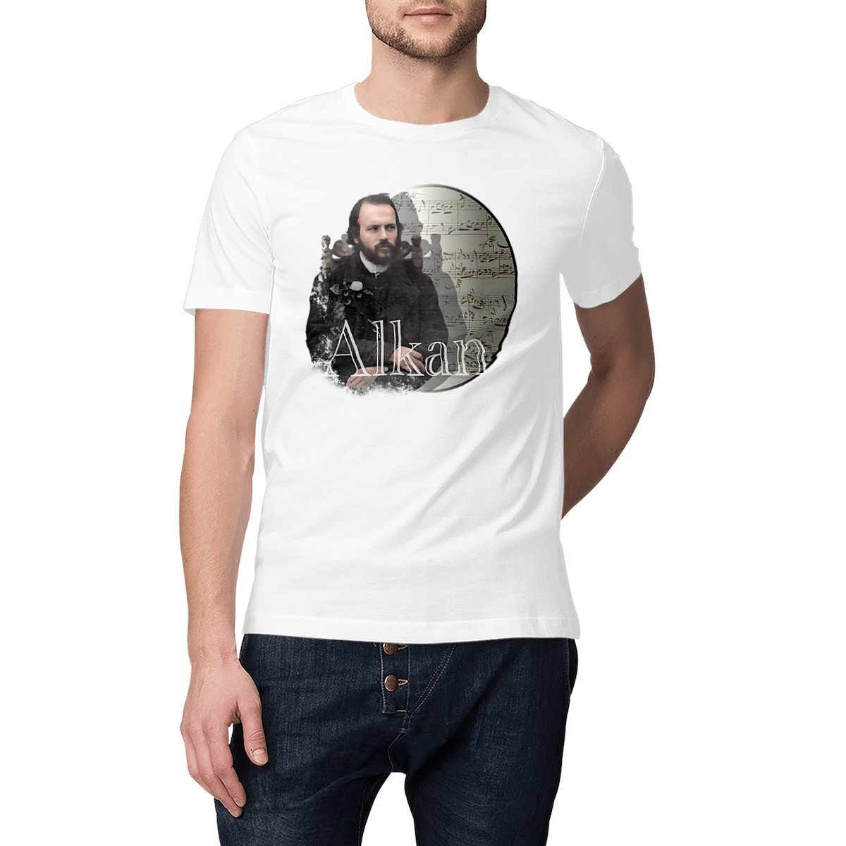 Image front Unisex T-Shirt (Composer - Alkan)