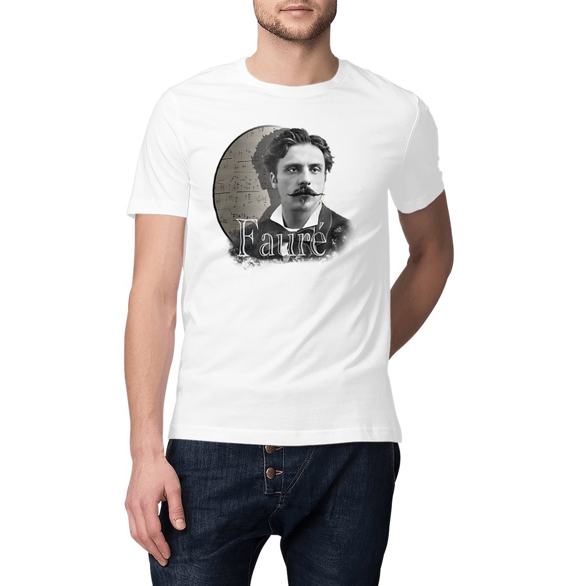 Image front Unisex T-Shirt (Composer - Fauré) 