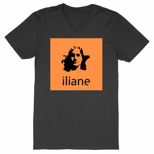 Image back T-shirt Homme Col V iliane music 