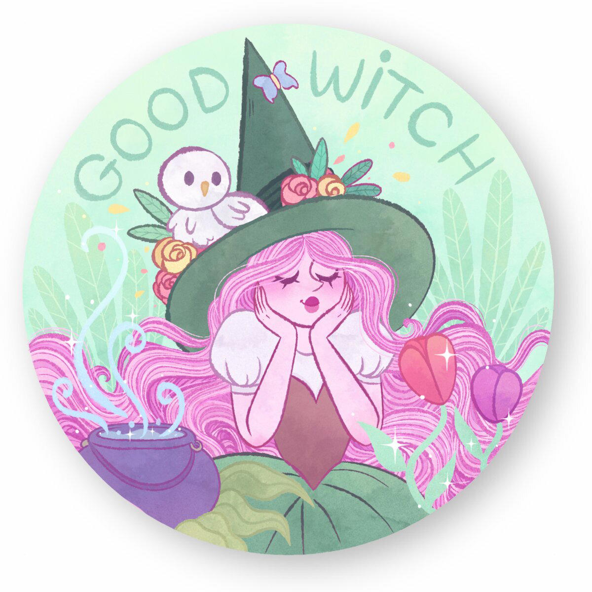Image front Sticker - Good Witch