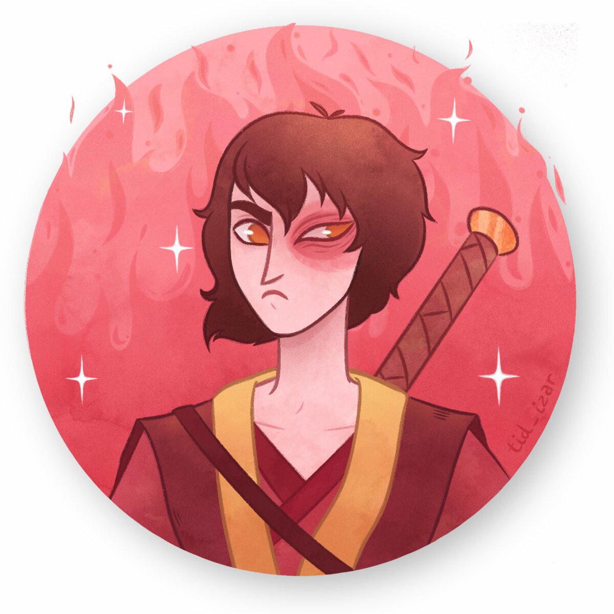 Image front Sticker - Avatar : Zuko