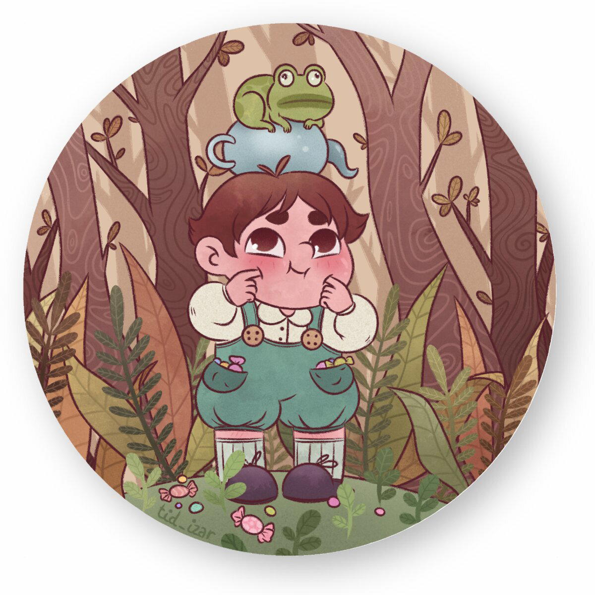 Image front Sticker - La Forêt de l'Étrange : Greg