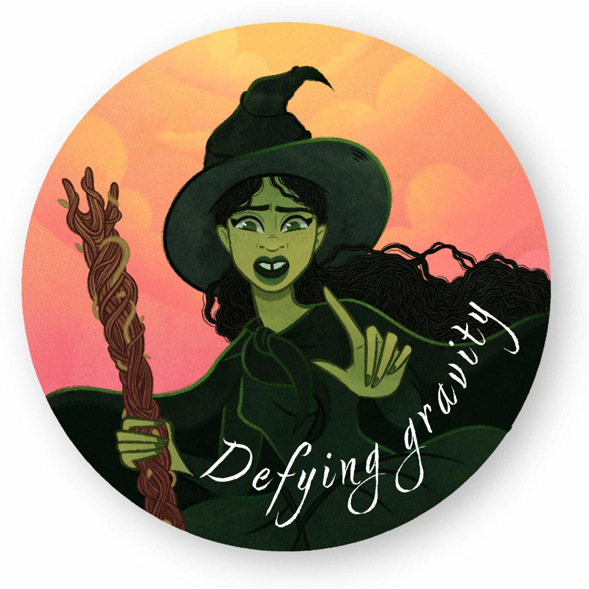 Image front Sticker - Defying Gravity