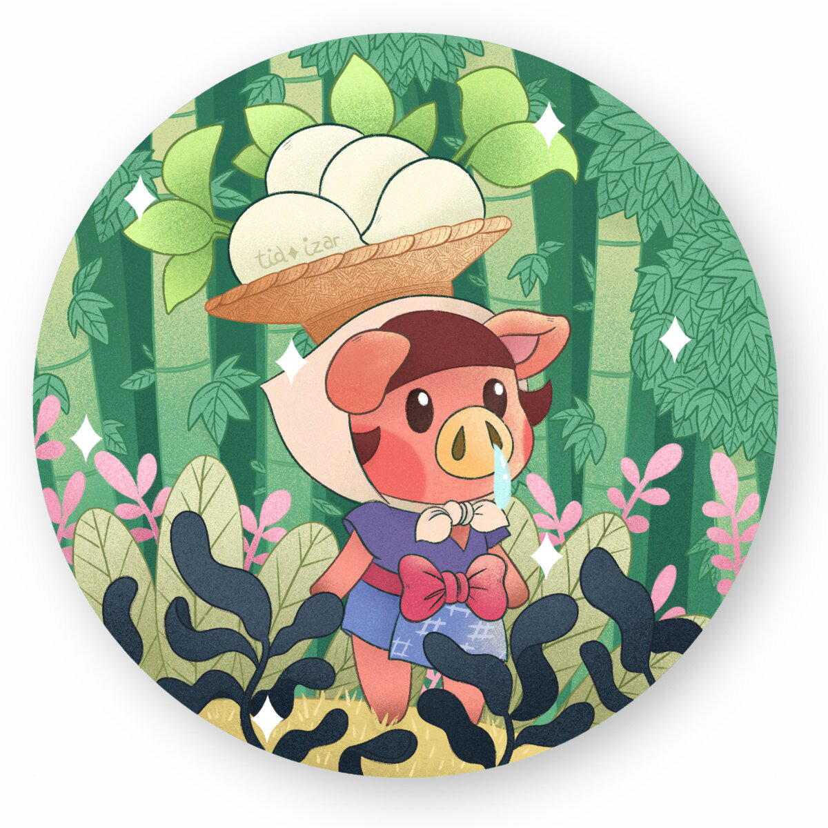 Image front Sticker - Animal Crossing : Daisy Mae