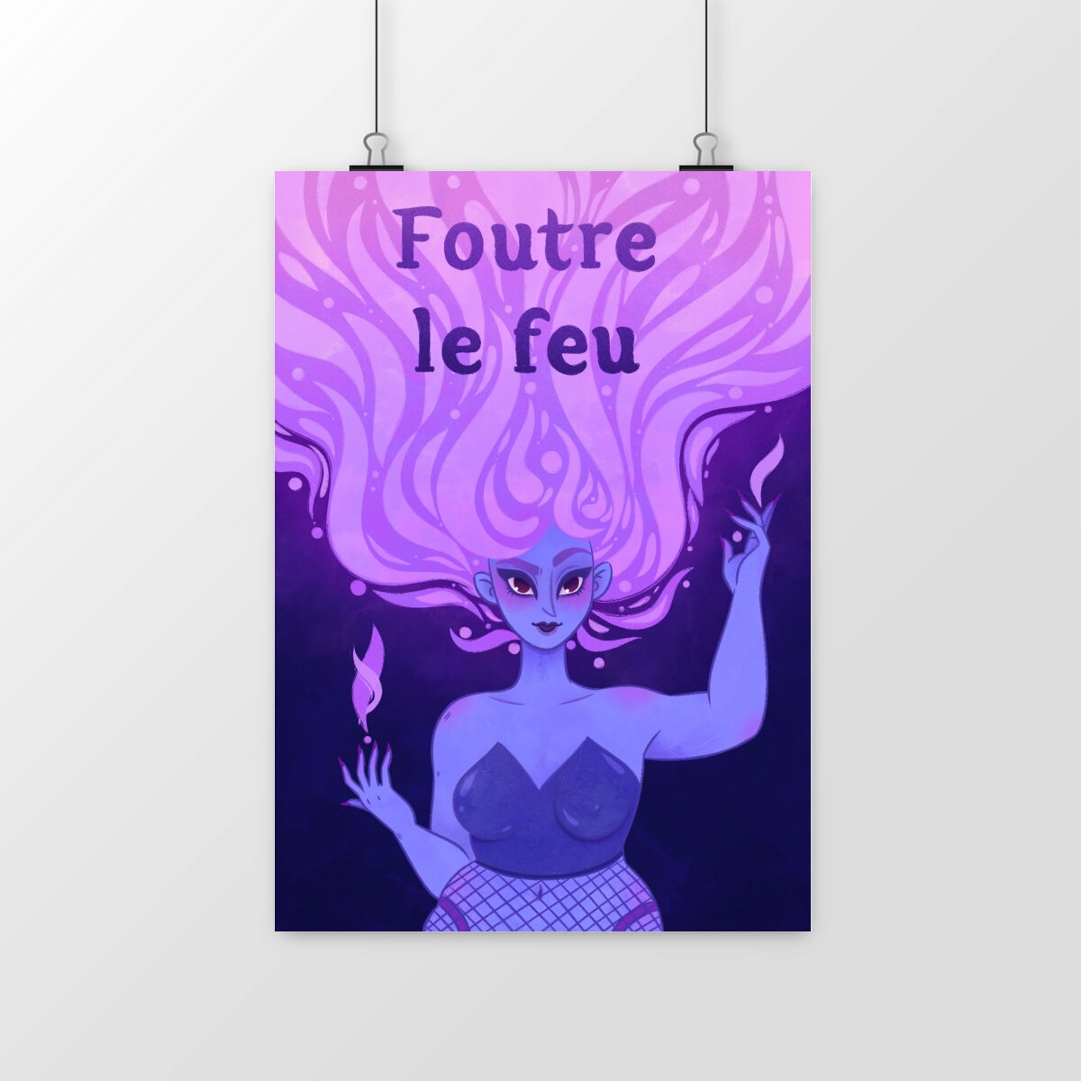 Image front Foutre le feu : violet
