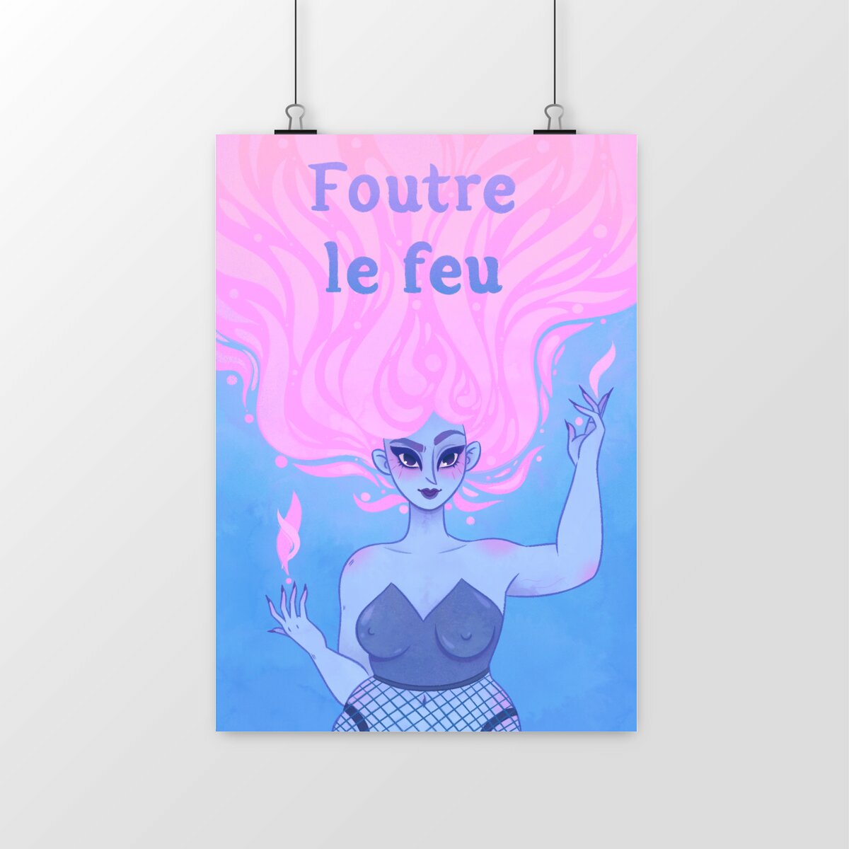 Image front Foutre le feu : bleu