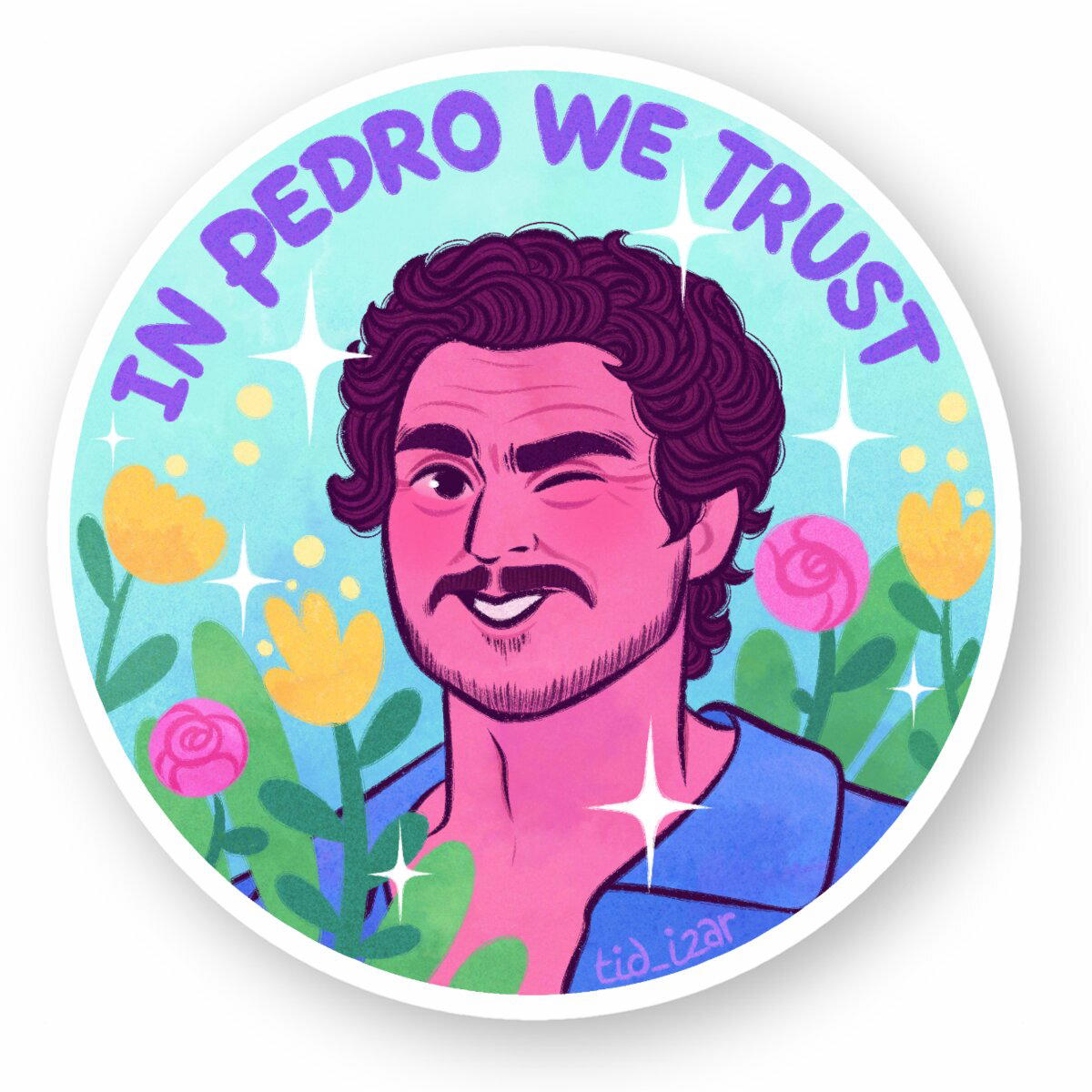 Image front Sticker - In Pedro we trust
