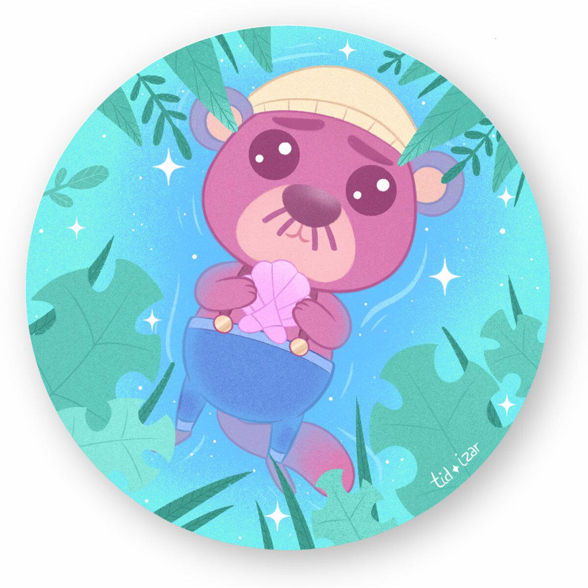 Image front Sticker - Animal Crossing : Pascal