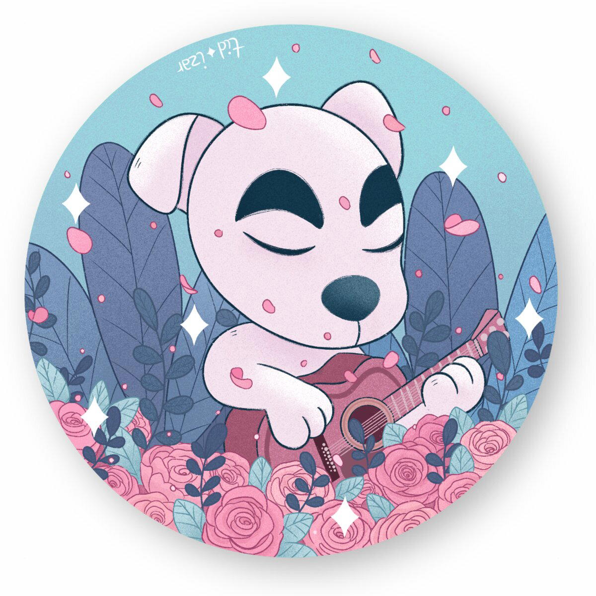 Image front Sticker - Animal Crossing : Kéké