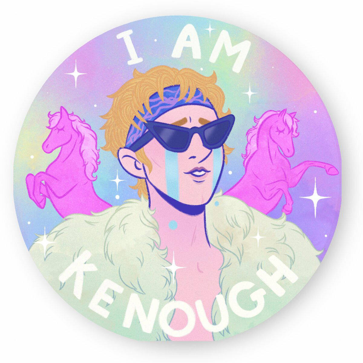 Image front Sticker - Barbie : Kenough