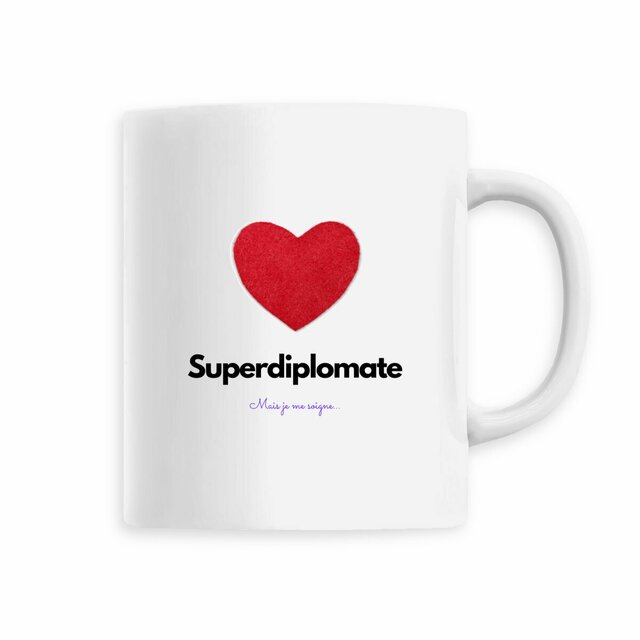 Mug céramique - Premium - Superdiplomate mais je me soigne...