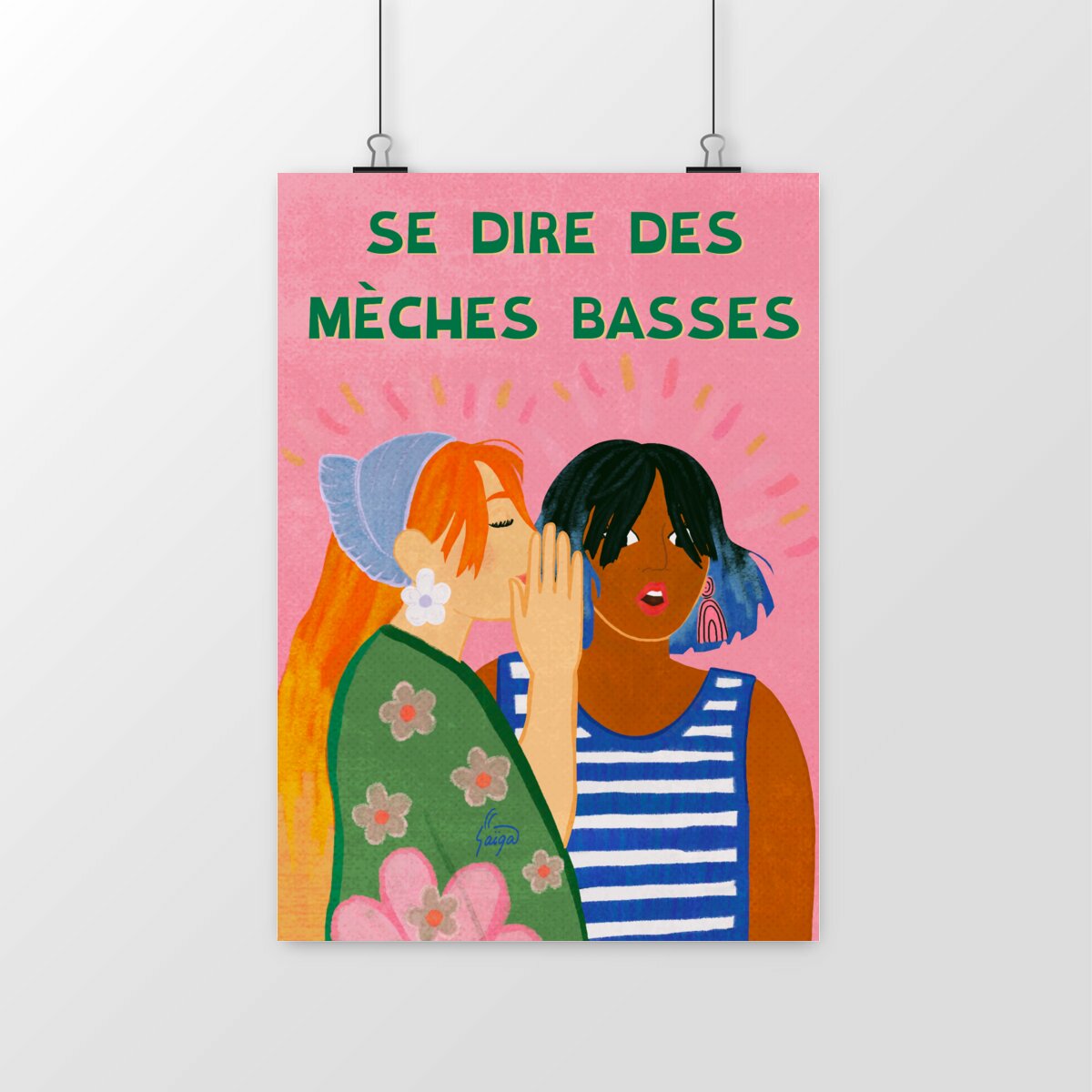 Image front Se dire des messes basses - Se dire mèches basses
