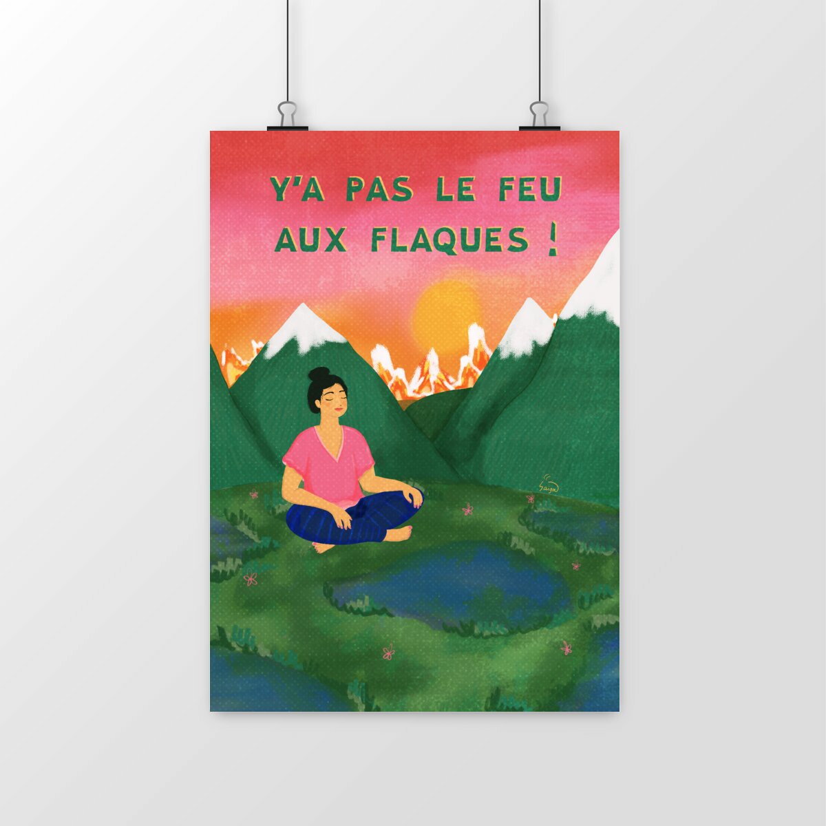Image du produit Il n'y a pas le feu au lac - Y'a pas le feu aux flaques !