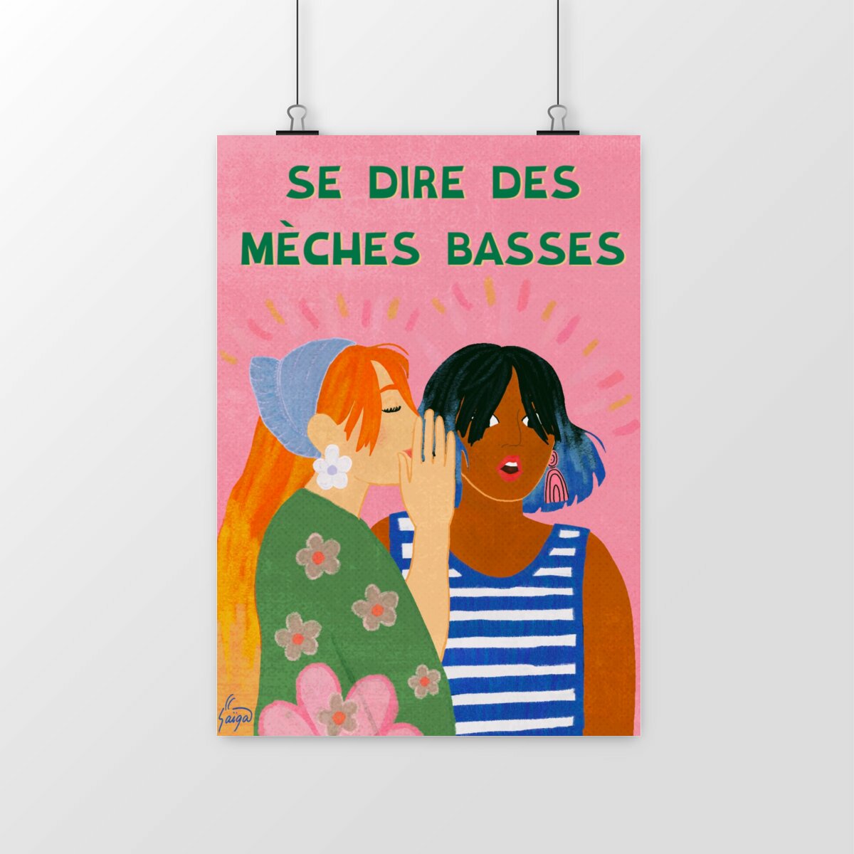 Image front Se dire des messes basses - se dire des mèches basses