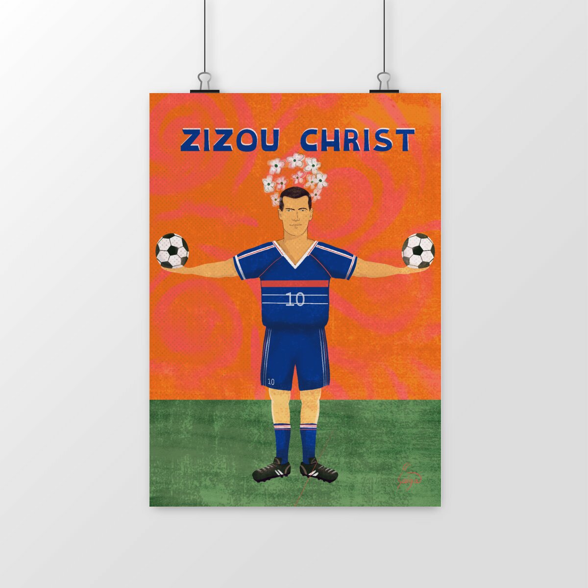 Image front Jesus christ - Zizou christ
