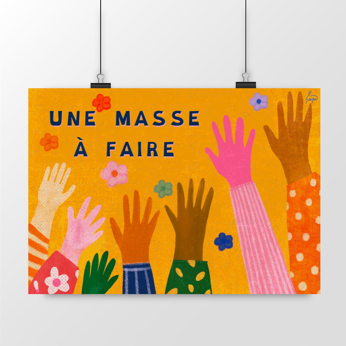 Image front Une mince affaire - Une masse à faire