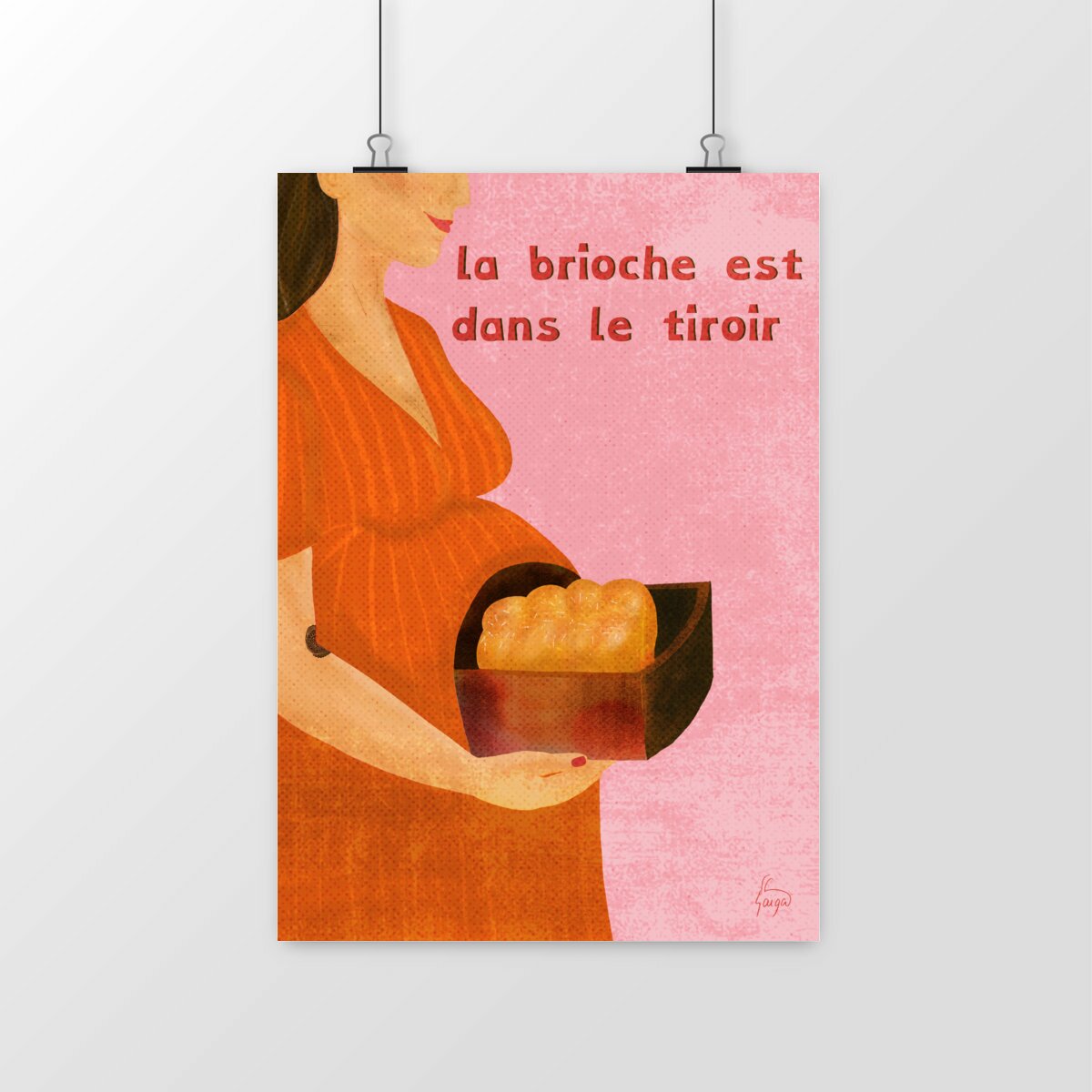 Image front La brioche est dans le four - La brioche est dans le tiroir