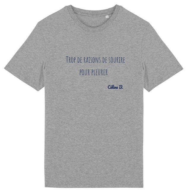 Image back Trop de raisons de sourire pour pleurer {Tee shirt}