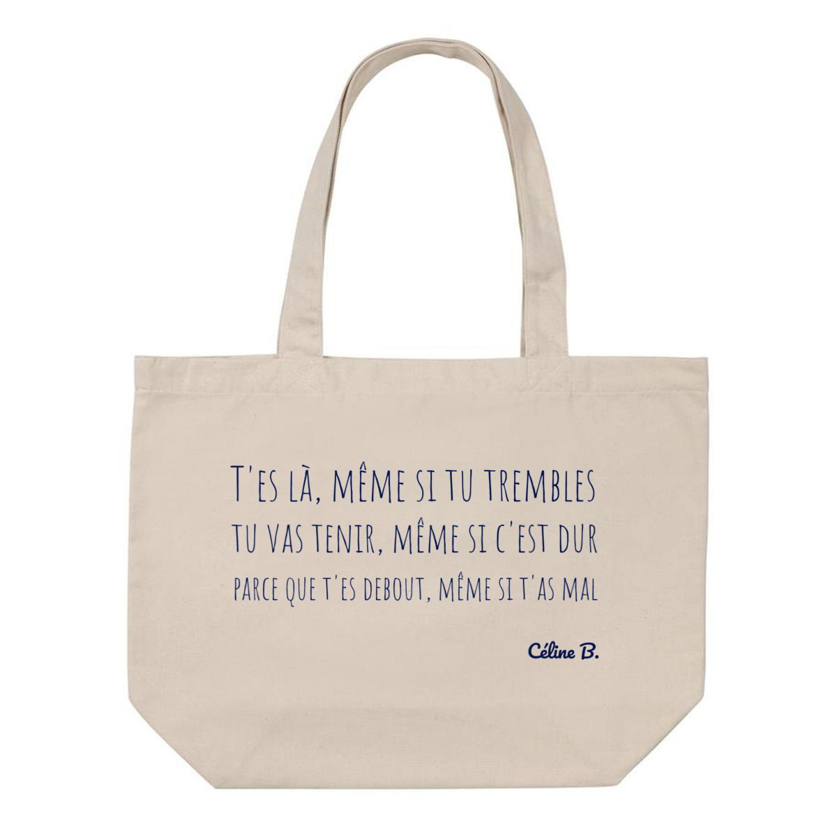 Image front T'es là {Tote Bag}