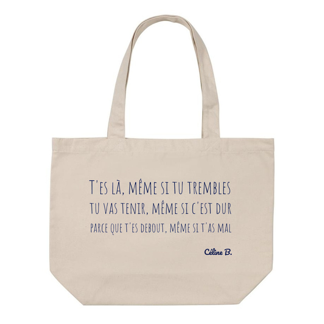 Image front T'es là {Tote Bag}