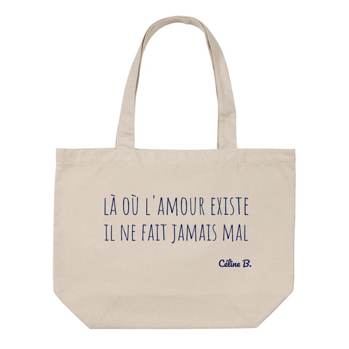 Image front Là où l'amour existe {Tote bag}