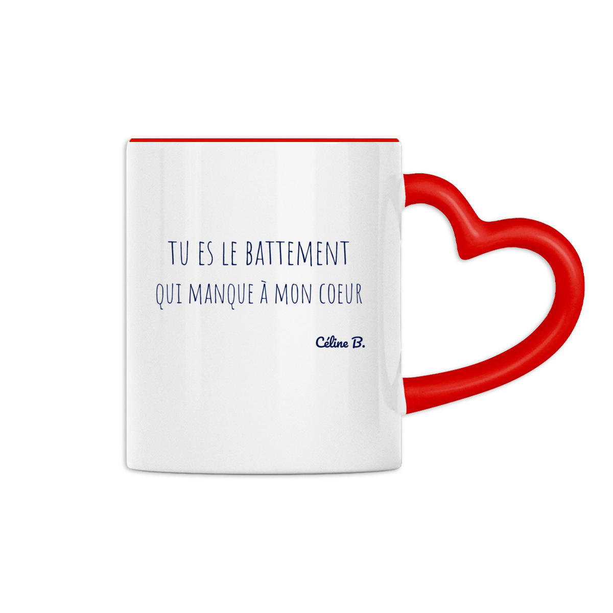 Image back Tu es le battement qui manque à mon coeur {MUG}