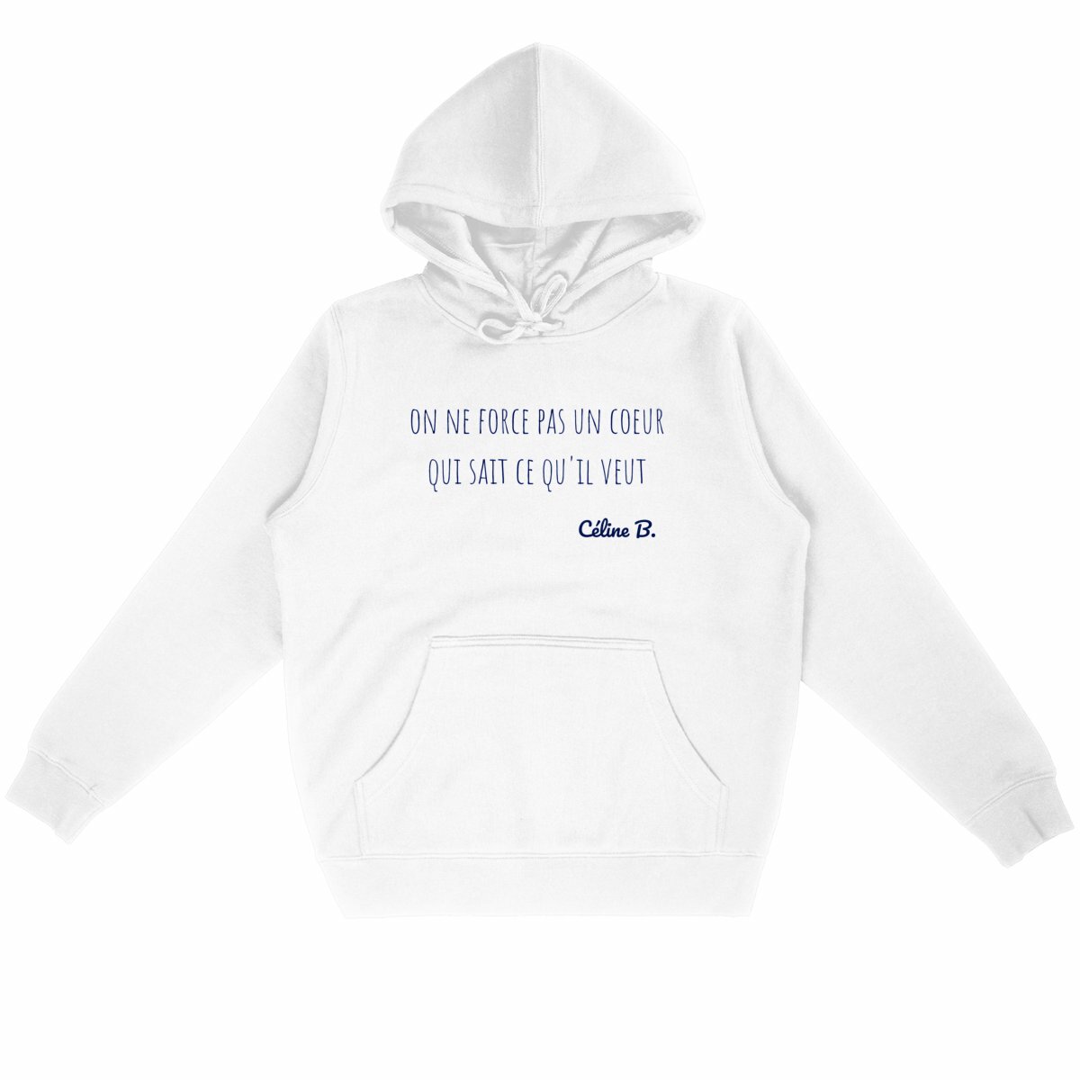 Image front on ne force pas un coeur qui sait ce qu'il veut {Sweat}