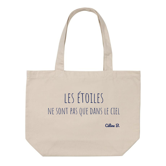 Image front Les étoiles ne sont pas que dans le ciel {Tote bag}
