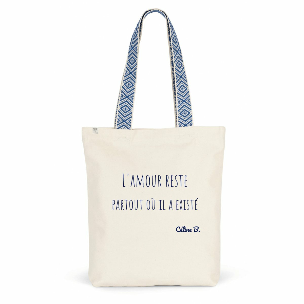 Image front L'amour reste. Partout où il a existé {Tote Bag}