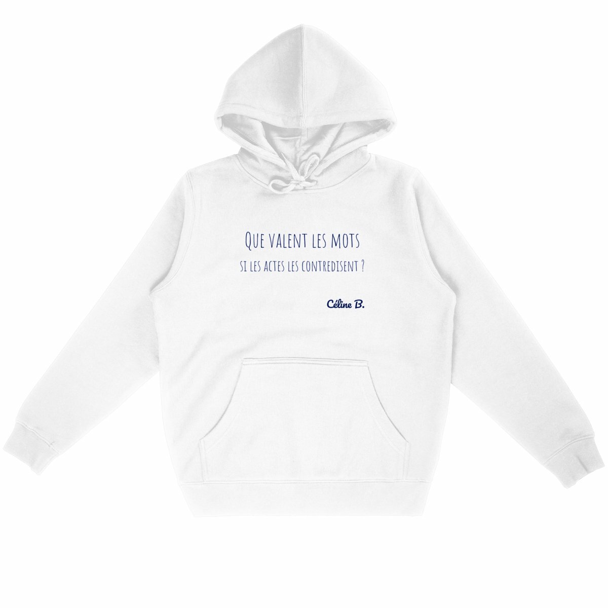 Image front Que valent les mots si les actes les contredisent ? {Sweat}